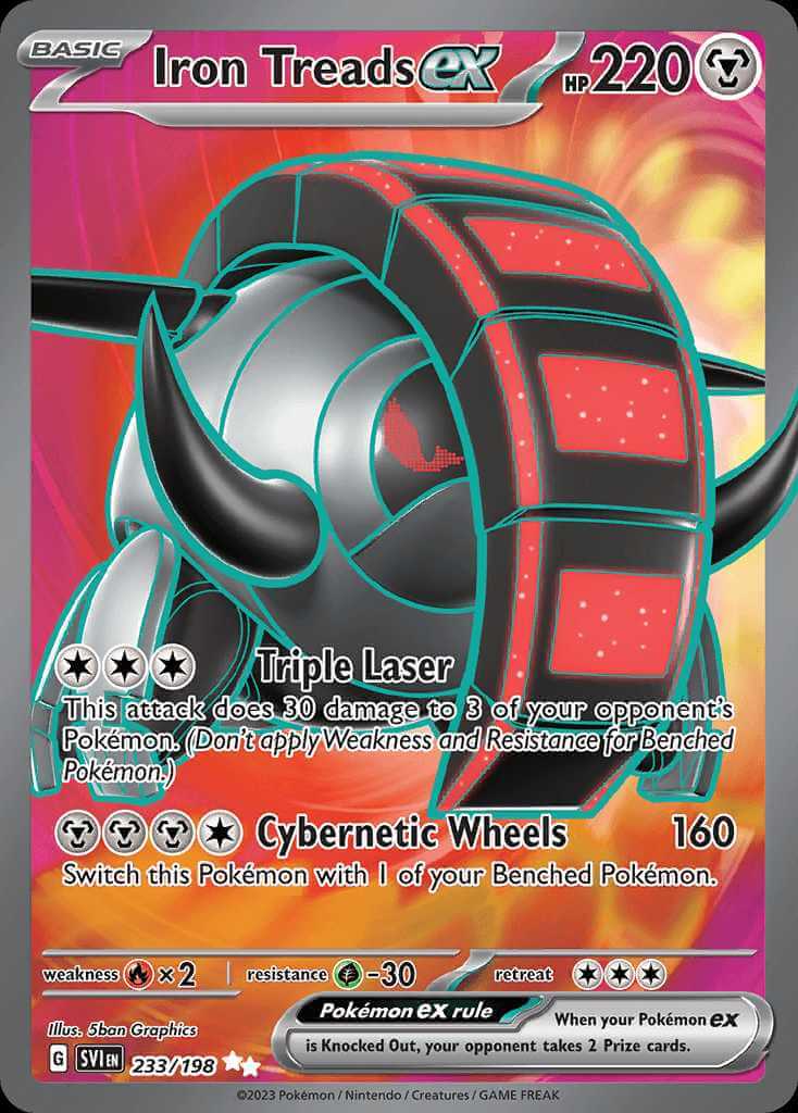 233/198 Iron Treads ex - Scarlet and Violet