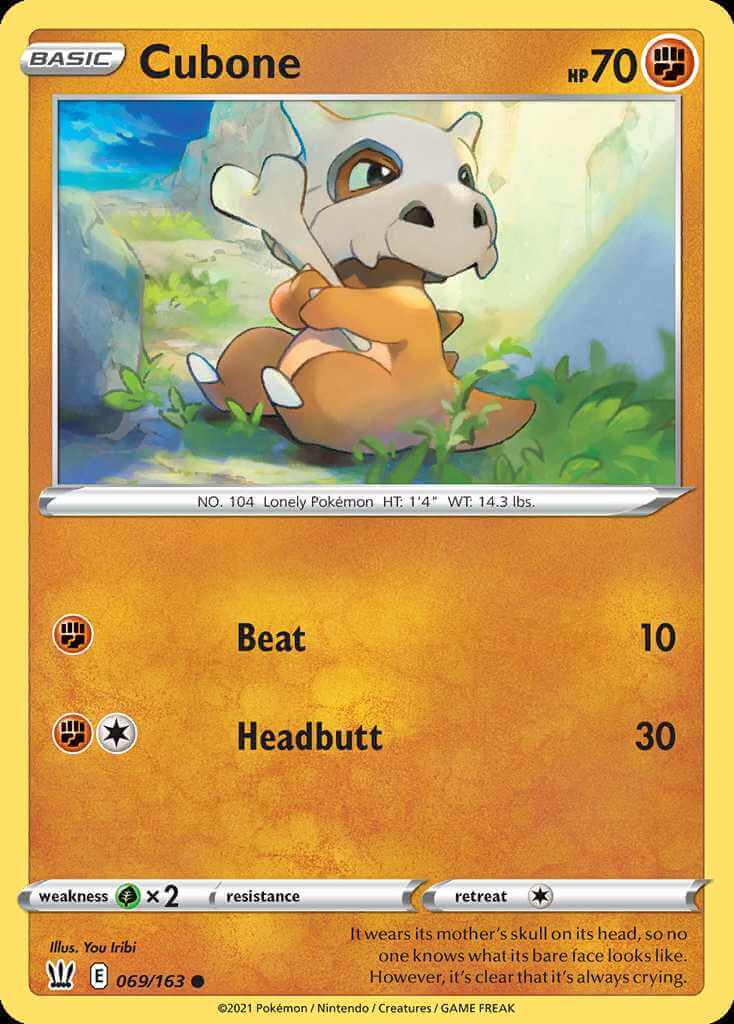069/163 Cubone - Battle Styles