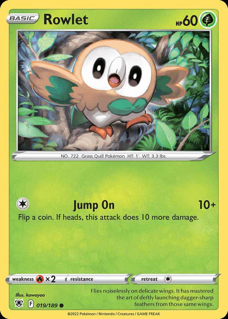 019/189 Rowlet - Astral Radiance