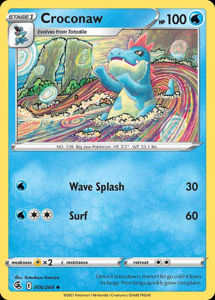 056/264 Croconaw - Fusion Strike