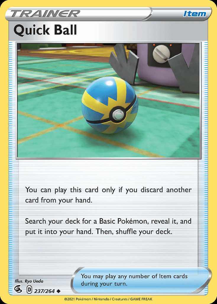 237/264 REVERSE HOLO Quick Ball - Fusion Strike