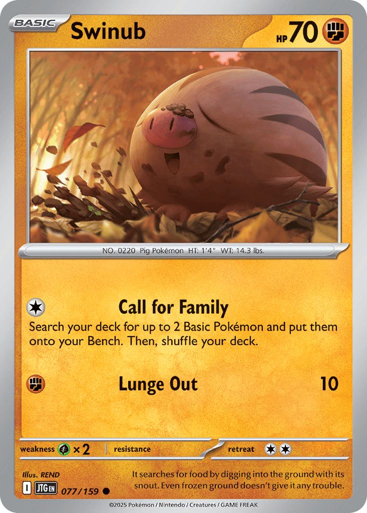 077/159 Swinub - Journey Together