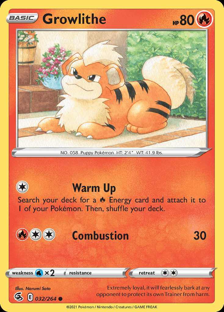 032/264 Growlithe - Fusion Strike