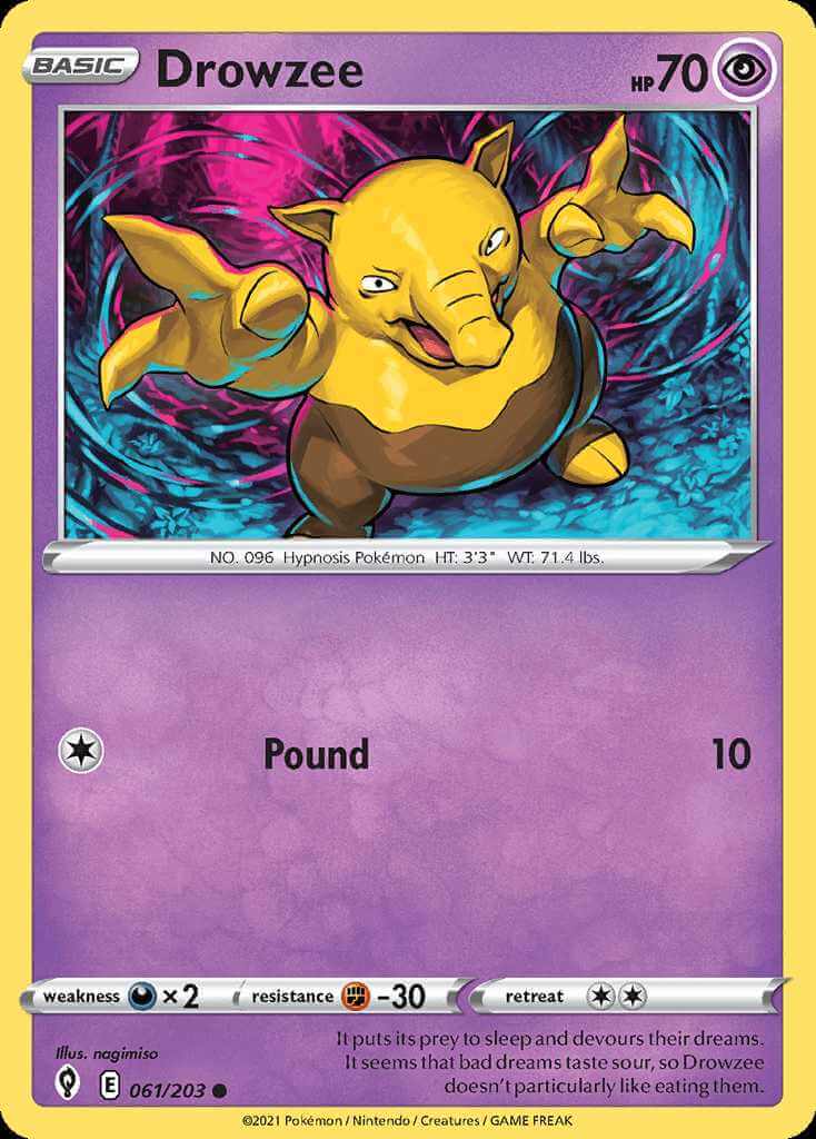 061/203 Drowzee - Evolving Skies
