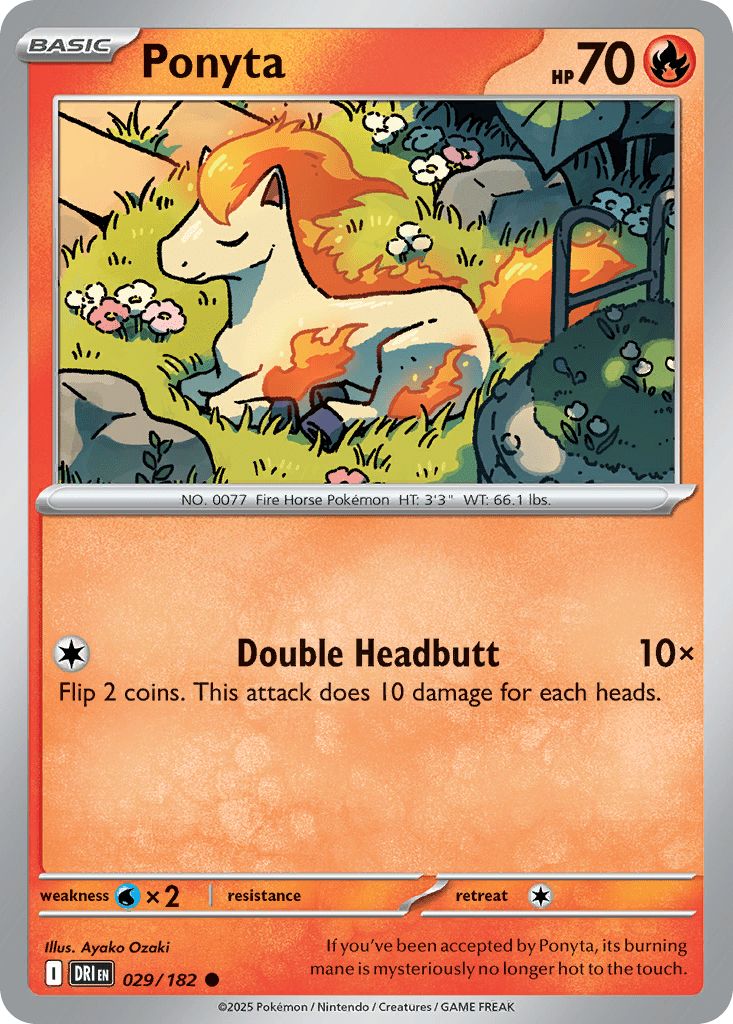 029/182 Ponyta - Destined Rivals