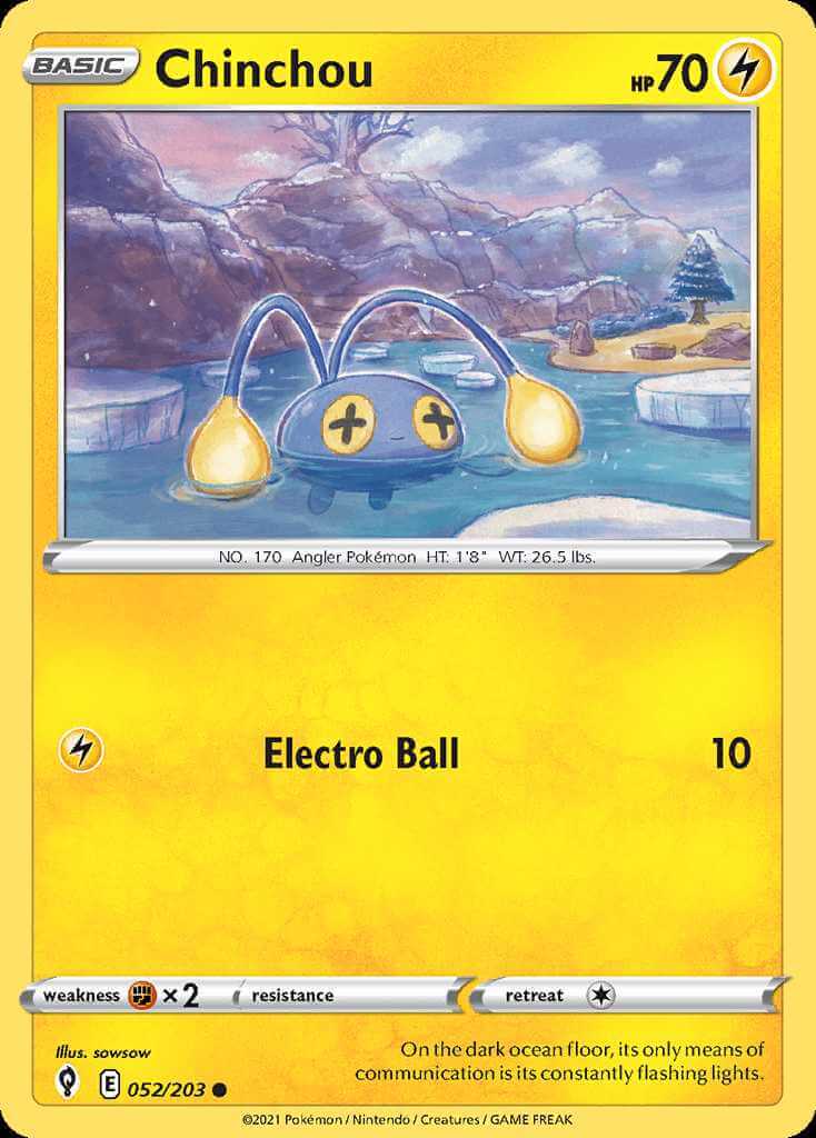 052/203 Chinchou - Evolving Skies