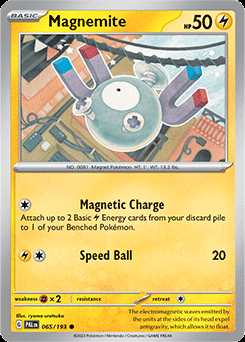 065/193 REVERSE HOLO Magnemite - Paldea Evolved