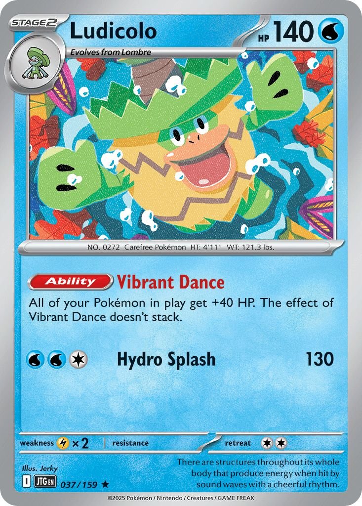 037/159 HOLO Ludicolo - Journey Together