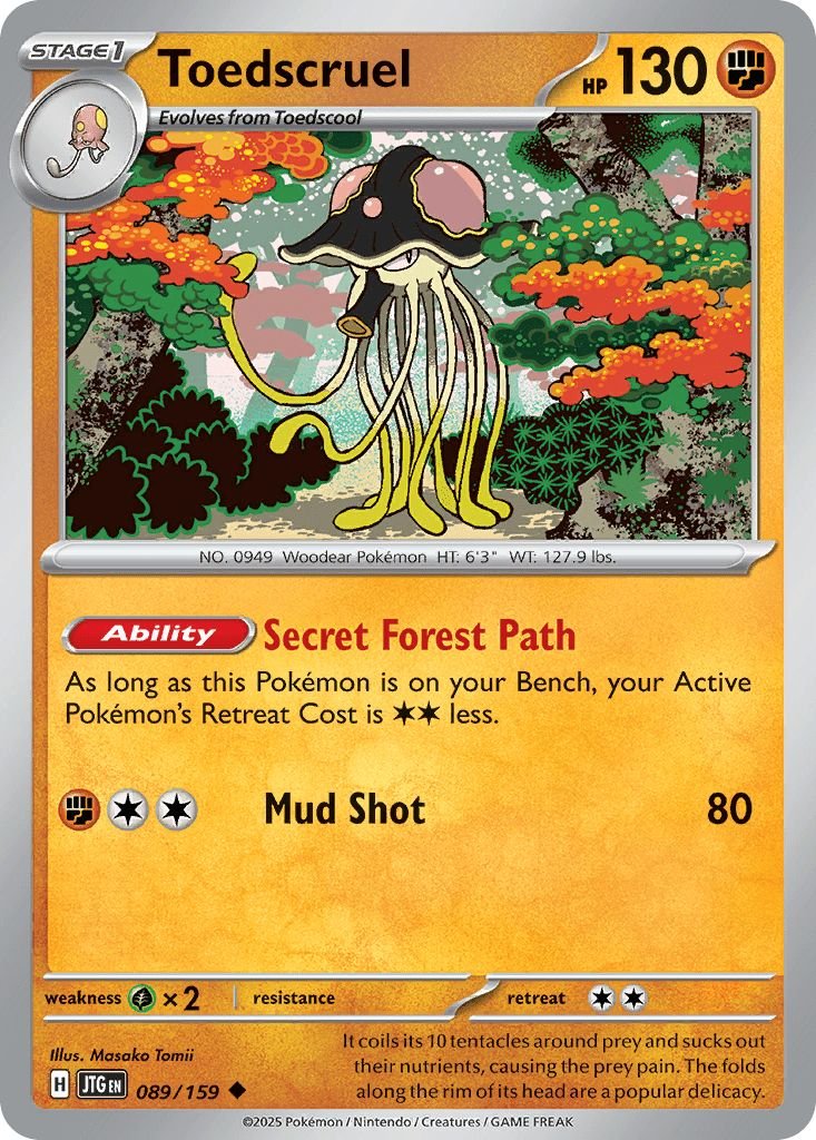 089/159 REVERSE HOLO Toedscruel - Journey Together