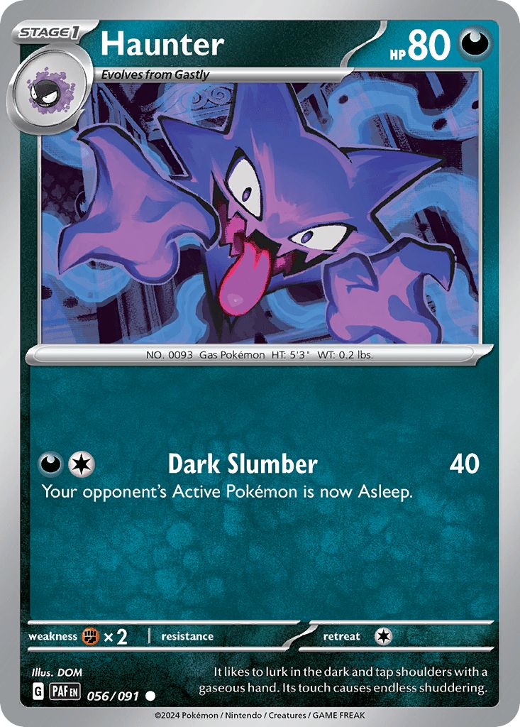 056/091 Haunter - Paldean Fates