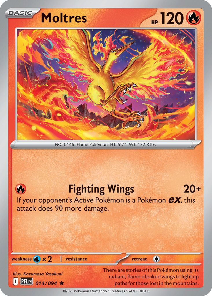 014/094 REVERSE HOLO Moltres - Phantasmal Flames