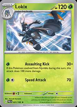 021/193 REVERSE HOLO Lokix - Paldea Evolved