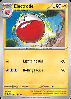 067/193 REVERSE HOLO Electrode - Paldea Evolved