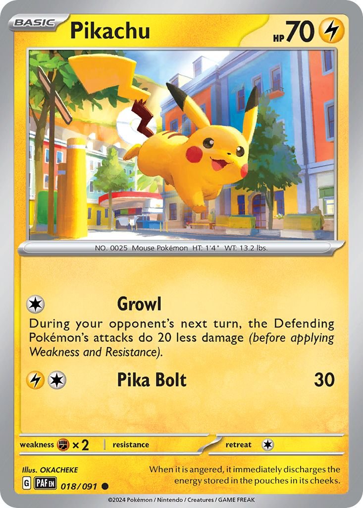 018/091 Pikachu - Paldean Fates