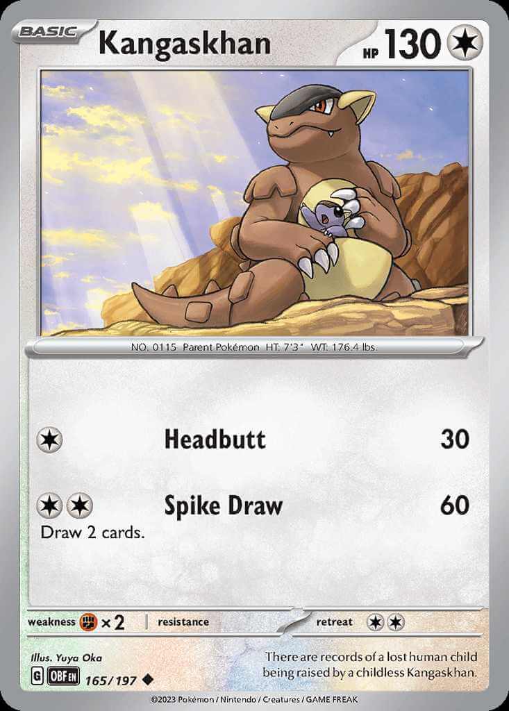 165/197 Kangaskhan - Obsidian Flames