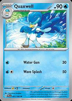 051/193 Quaxwell - Paldea Evolved