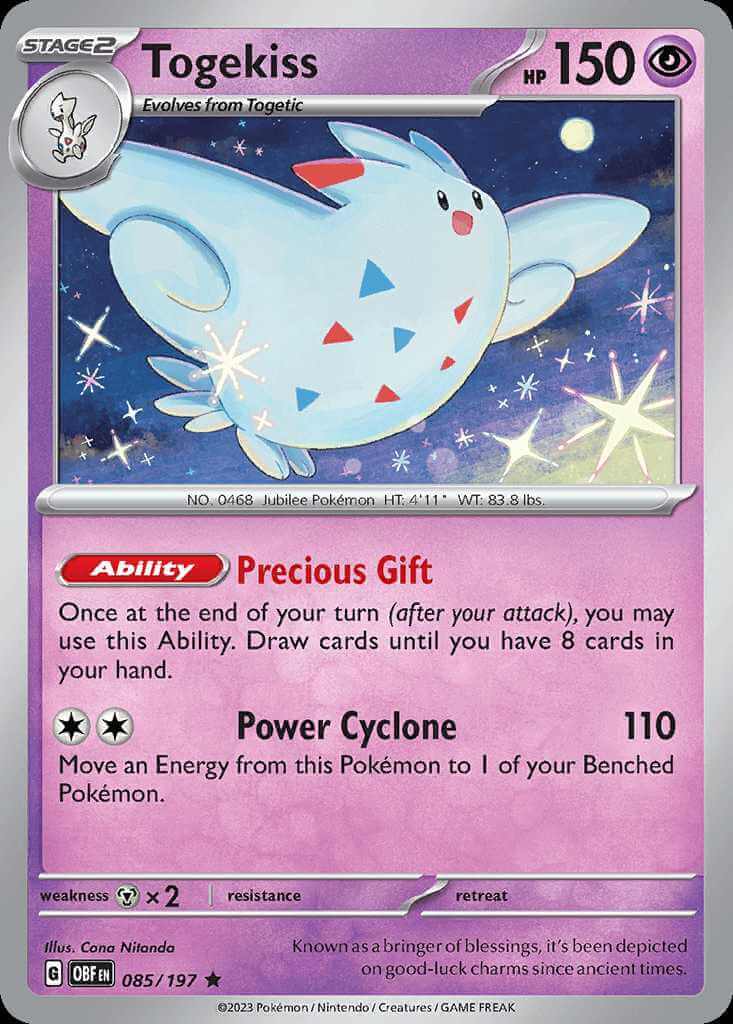 085/197 HOLO Togekiss - Obsidian Flames