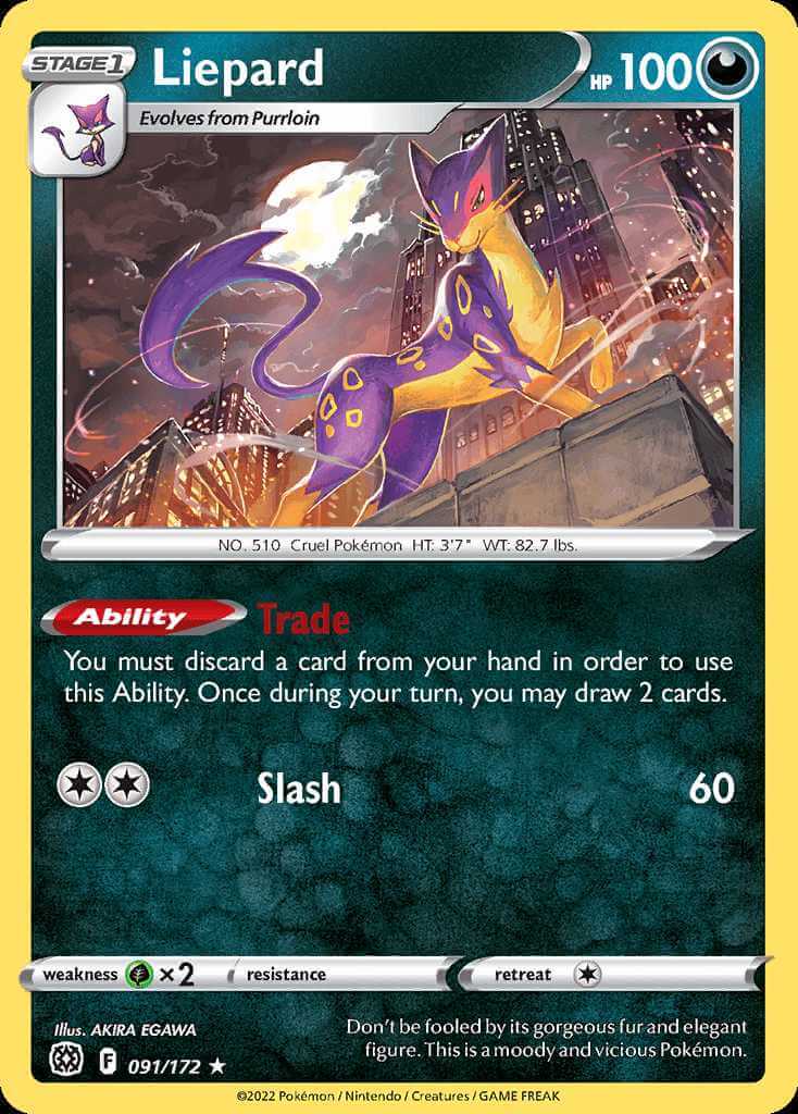 091/172 Liepard - Brilliant Stars