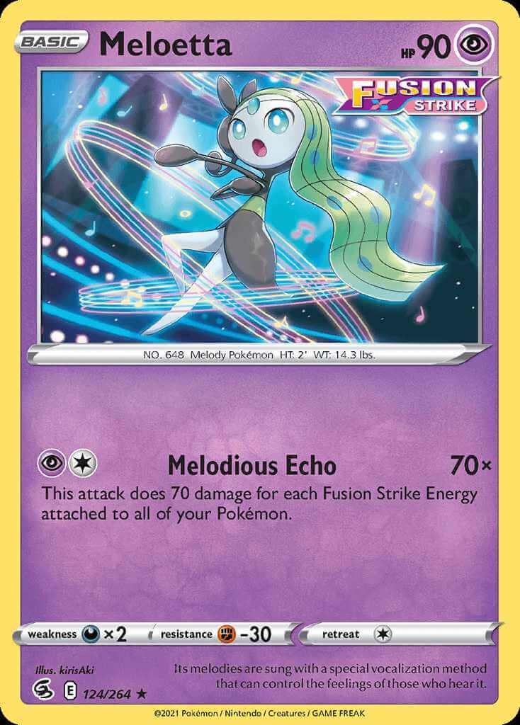 124/264 Meloetta - Fusion Strike