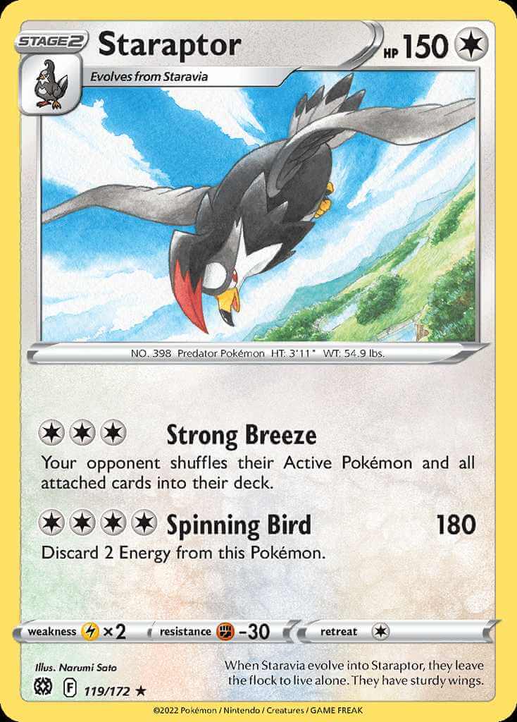 119/172 Staraptor - Brilliant Stars