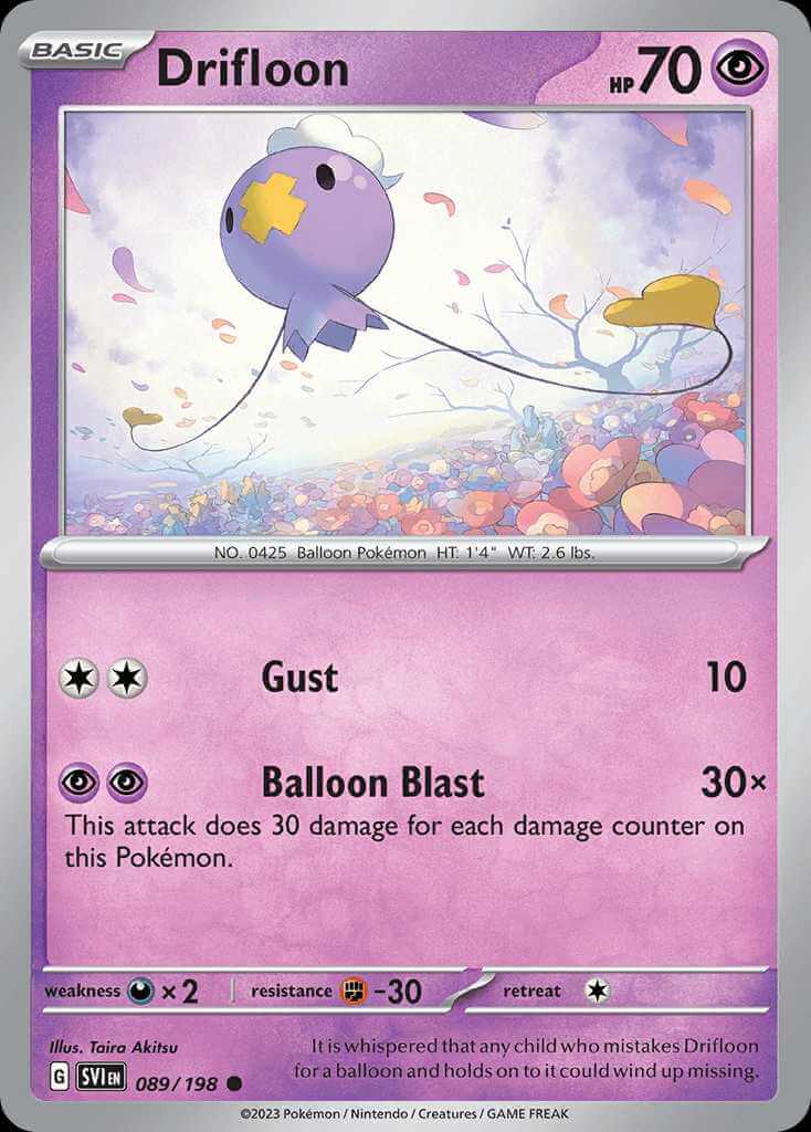 089/198 Drifloon - Scarlet and Violet