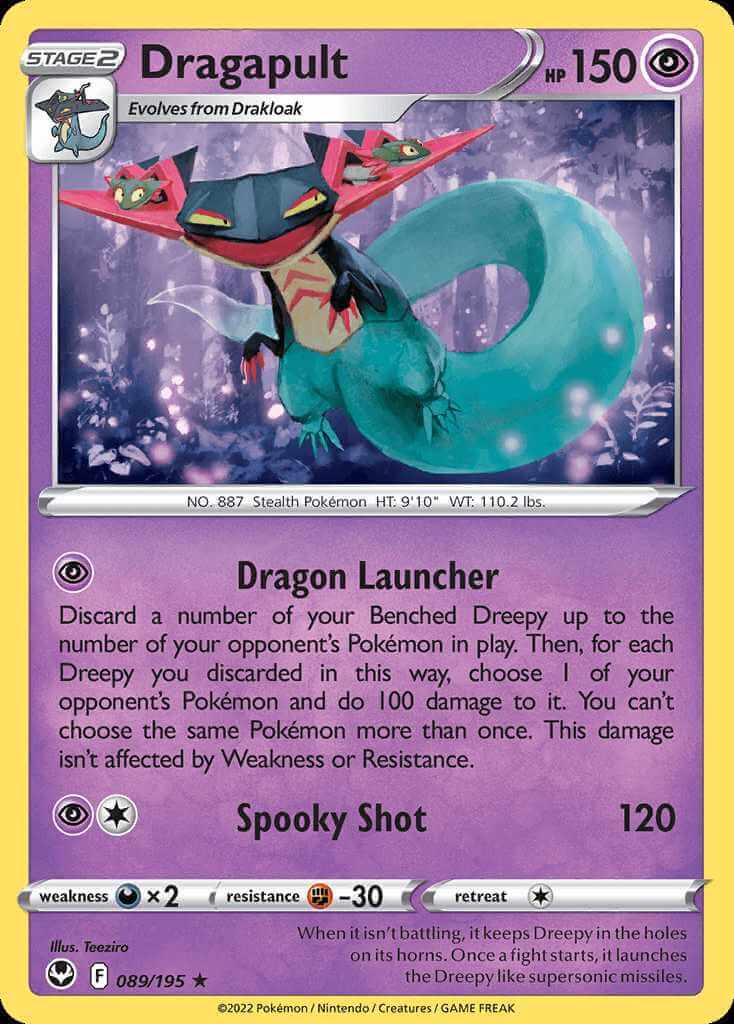 089/195 HOLO Dragapult - Silver Tempest