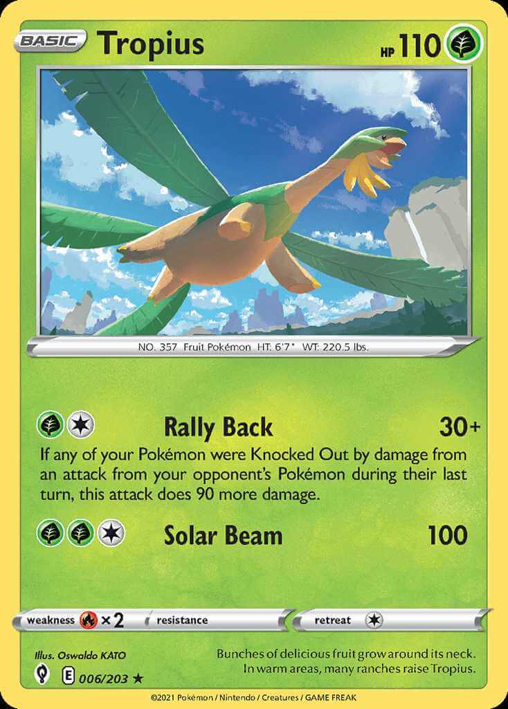 006/203 Tropius - Evolving Skies