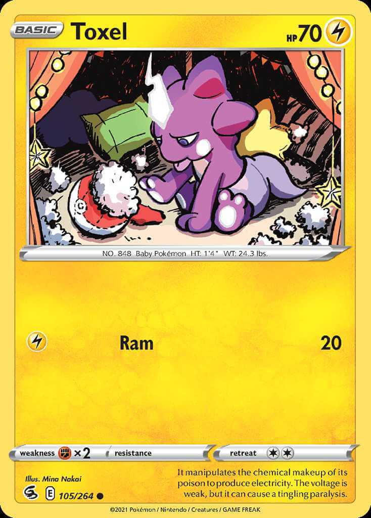105/264 Toxel - Fusion Strike