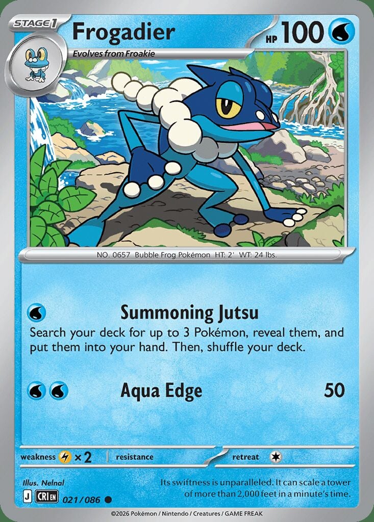 021/086 Frogadier - Chaos Rising