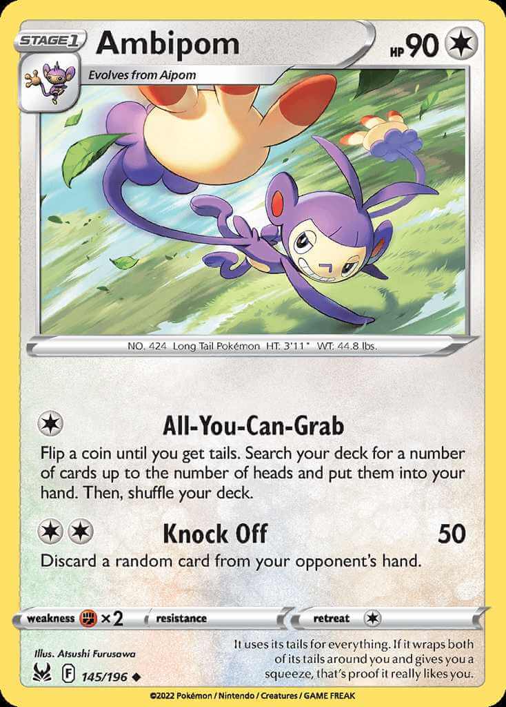 145/196 Ambipom - Lost Origin