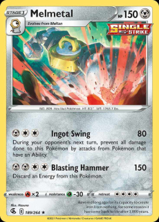 189/264 HOLO Melmetal - Fusion Strike