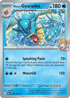 049/182 HOLO Misty's Gyarados - Destined Rivals