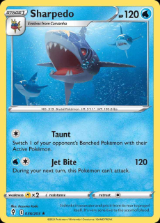 036/203 Sharpedo - Evolving Skies