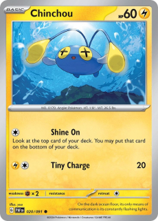 020/091 Chinchou - Paldean Fates