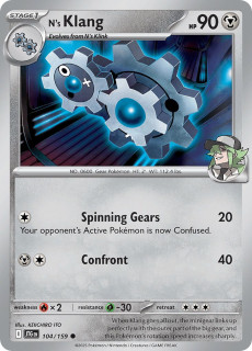 104/159 REVERSE HOLO N's Klang - Journey Together