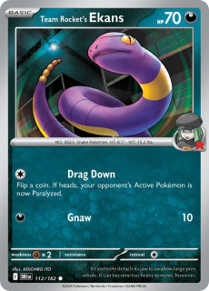 112/182 Team Rocket's Ekans - Destined Rivals