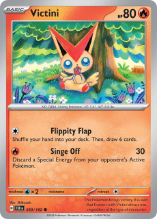 030/162 REVERSE HOLO Victini - Temporal Forces