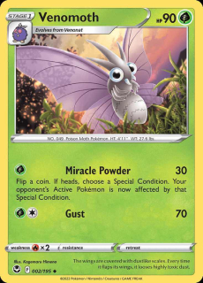002/195 Venomoth - Silver Tempest