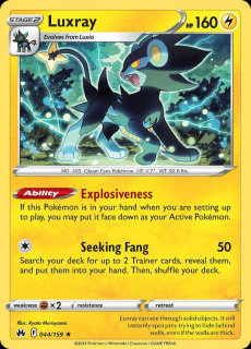 044/159 Luxray - Crown Zenith