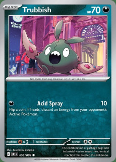 056/086 REVERSE HOLO Trubbish - Chaos Rising