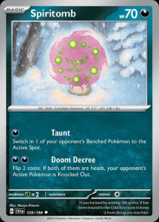129/198 Spiritomb - Scarlet and Violet