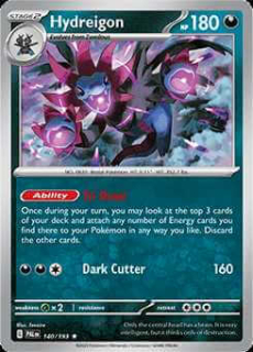 140/193 HOLO Hydreigon - Paldea Evolved