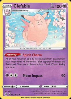 063/196 Clefable - Lost Origin