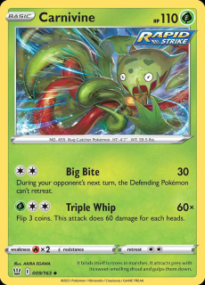 009/163 Carnivine - Battle Styles