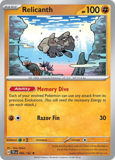 084/162 HOLO Relicanth - Temporal Forces