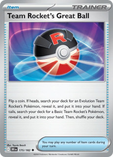 175/182 Team Rocket's Great Ball - Destined Rivals
