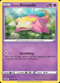054/163 Galarian Slowpoke - Battle Styles