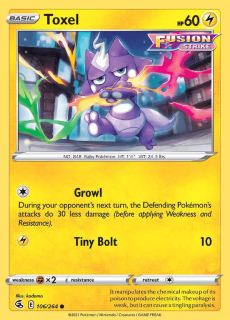 106/264 Toxel - Fusion Strike
