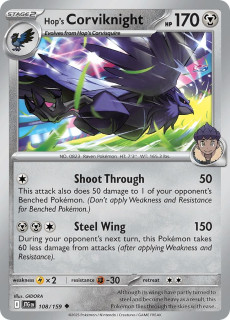 108/159 Hop's Corviknight - Journey Together