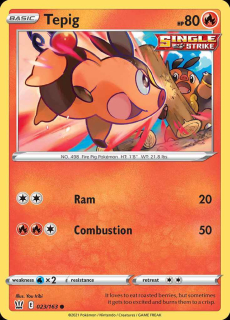 023/163 Tepig - Battle Styles